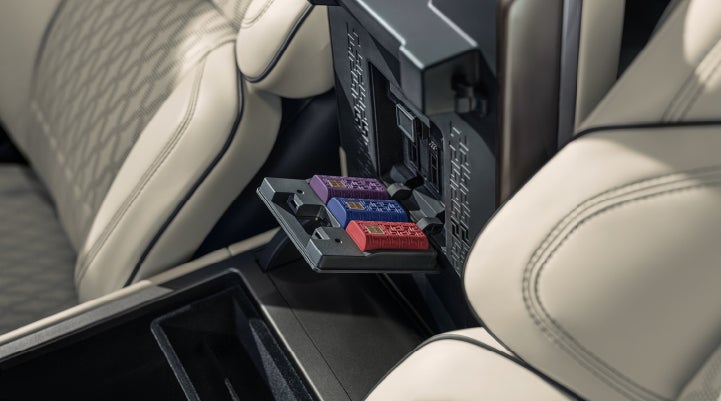 Digital Scent cartridges are shown in the diffuser located in the center arm rest. | Brinson Lincoln of Corsicana in Corsicana TX