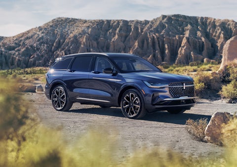 A 2024 Lincoln Nautilus® SUV is parked in a desert national park. | Brinson Lincoln of Corsicana in Corsicana TX